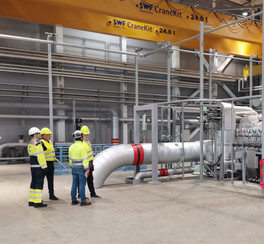 Šiaulių regiono atliekų tvarkymo centro vadovų vizitas Kauno kogeneracinėje jėgainėje